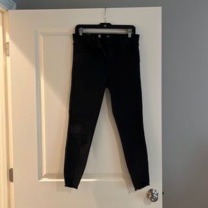 Kut From the Cloth High Rise Connie Fab Ab Ankle Skinny Jeans, Black, Size 6